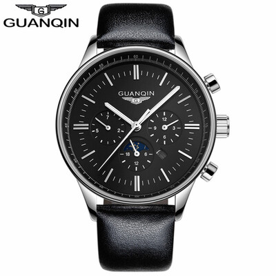 GUANQIN Watch Mens sports Casual fashion Quartz watches Mens Leather Watch Mens Watch
GUANQIN Watch Mens sports Casual fashion Quartz watches Mens Leather Watch Mens Watch