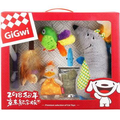 Gui for GiGwi Cat Gift Box Interactive Toy Retractable Cat Stick Catnip Toy Paper Toy 5 Piece Set
Gui for GiGwi Cat Gift Box Interactive Toy Retractable Cat Stick Catnip Toy Paper Toy 5 Piece Set