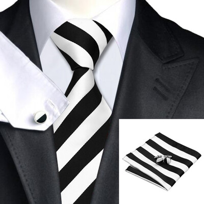 2016 New Hot selling Vogue Men Silk Striped Tie Set High Quality 100 Silk Necktie Handkerchief Cufflink Set for Formal Wedding
2016 New Hot selling Vogue Men Silk Striped Tie Set High Quality 100 Silk Necktie Handkerchief Cufflink Set for Formal Wedding