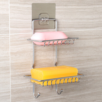 Bethus free punch creative wall hanging soap rack bathroom strong suction cup soap box bathroom drain soap box double
Bethus free punch creative wall hanging soap rack bathroom strong suction cup soap box bathroom drain soap box double