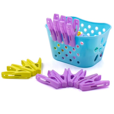 Pinmai windproof clothespin plastic clothespin with storage basket multi-function drying clip towel socks clothes clip wind clip 30 Pack
Pinmai windproof clothespin plastic clothespin with storage basket multi-function drying clip towel socks clothes clip wind clip 30 Pack