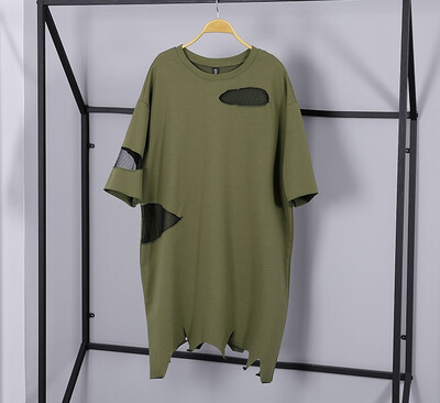 Dress 2018 Summer New Women Loose Long Three Quarter Sleeve Female Hole Network Irregular Plus Size Dresses
Dress 2018 Summer New Women Loose Long Three Quarter Sleeve Female Hole Network Irregular Plus Size Dresses