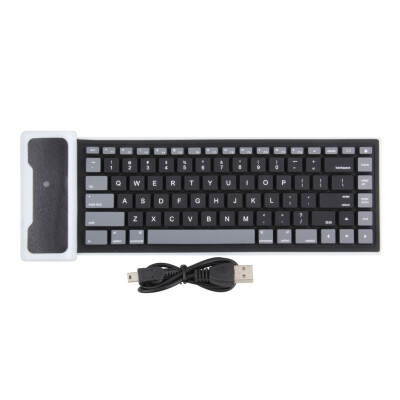 Black Mini Soft Silicone Foldable Portable Flexiable Bluetooth Keyboard
Black Mini Soft Silicone Foldable Portable Flexiable Bluetooth Keyboard