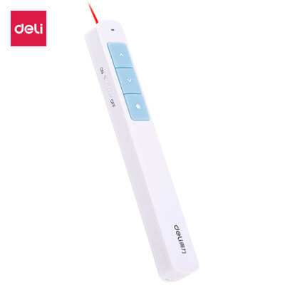 Deli deli red light 100m laser projection pen PPT flip pen wireless demonstrator blue 2808P
Deli deli red light 100m laser projection pen PPT flip pen wireless demonstrator blue 2808P