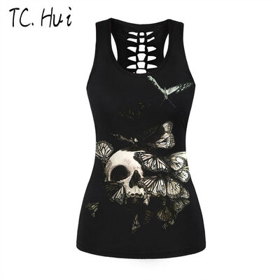 2018 new Skull Womens Tank Tops Fashion Print Women 3D Vest Top Camisole Tank Womens
2018 new Skull Womens Tank Tops Fashion Print Women 3D Vest Top Camisole Tank Womens