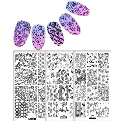 3PcsSet Feather Nail Image Transfer Tool Stainless Steel Dreamcatcher Nail Polish Printing Plate Disk for Manicure Art
3PcsSet Feather Nail Image Transfer Tool Stainless Steel Dreamcatcher Nail Polish Printing Plate Disk for Manicure Art