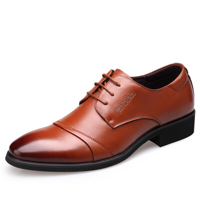 Ishmaiah business casual leather shoes are wearing breathable belt pointed men wedding shoes 778-brown -44
Ishmaiah business casual leather shoes are wearing breathable belt pointed men wedding shoes 778-brown -44