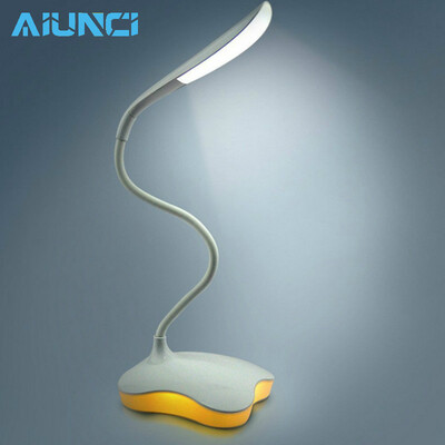 3 Level Dimmable Clover LED Sensor Desk Light Eye-Protection Lamp Flexible Night Lighting Table Lamp With USB Cable for Study
3 Level Dimmable Clover LED Sensor Desk Light Eye-Protection Lamp Flexible Night Lighting Table Lamp With USB Cable for Study