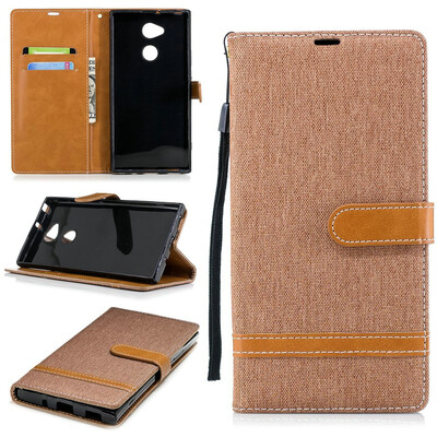 BEFOSPEY Mixed Colors Denim PU LeatherSoft TPU Card Slot Stand Wallet Case For Sony Xperia XA2 Ultra 60"2018
BEFOSPEY Mixed Colors Denim PU LeatherSoft TPU Card Slot Stand Wallet Case For Sony Xperia XA2 Ultra 60"2018