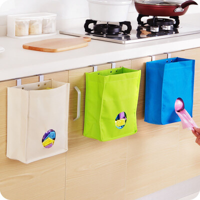 2pcs Oxford garbage bags storage bag with 2 hooks Cupboard Door Back Trash pouch holder
2pcs Oxford garbage bags storage bag with 2 hooks Cupboard Door Back Trash pouch holder
