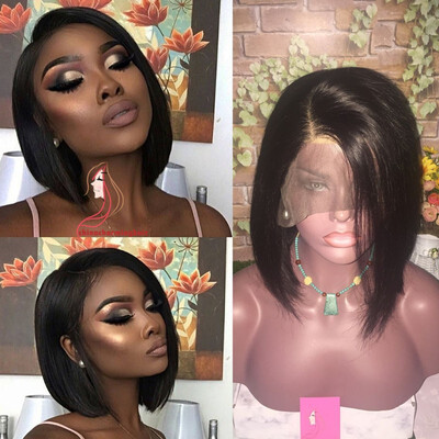 Short Lace Front Human Hair Wigs For Black Women Brazilian Straight Human Hair Bob Wigs side Part Pre Plucked
Short Lace Front Human Hair Wigs For Black Women Brazilian Straight Human Hair Bob Wigs side Part Pre Plucked