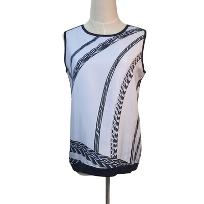 TONGFRUITS Knitted cotton sleeveless vest chain printing pattern vest fashion home casual vest top spring summer new style
TONGFRUITS Knitted cotton sleeveless vest chain printing pattern vest fashion home casual vest top spring summer new style