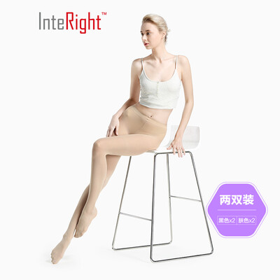 INTERIGHT stockings female crowned high elastic stockings pantyhose 2 double boxed black
INTERIGHT stockings female crowned high elastic stockings pantyhose 2 double boxed black