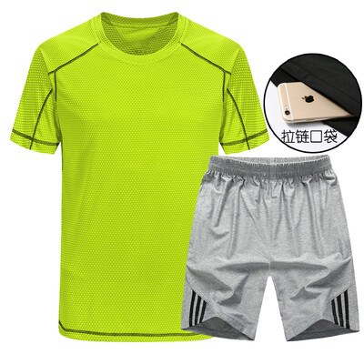 Sports suit men&39s summer short sleeve fitness suit men&39s sports T-shirt fitness suit breathable quick dry men&39s running suit
Sports suit men&39s summer short sleeve fitness suit men&39s sports T-shirt fitness suit breathable quick dry men&39s running suit