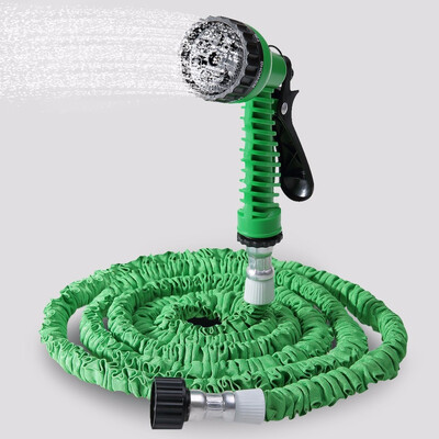 25FT Expandable Garden Hose Pipe with 7 in 1 Spray Gun outdoor Latex tube Strong Water pressure wear resistant water gun
25FT Expandable Garden Hose Pipe with 7 in 1 Spray Gun outdoor Latex tube Strong Water pressure wear resistant water gun