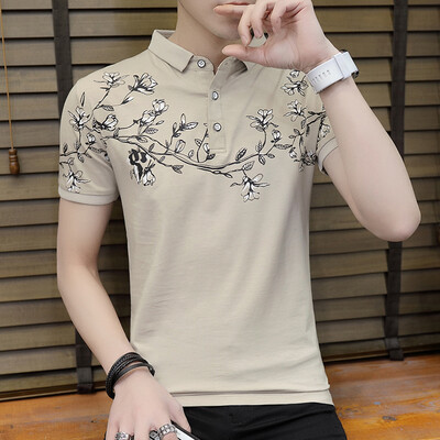 Mens Brand POLO Shirt Men Cotton New Fashion Printed Slim Tshirt Summer Short-sleeve Casual Shirts 
Mens Brand POLO Shirt Men Cotton New Fashion Printed Slim Tshirt Summer Short-sleeve Casual Shirts