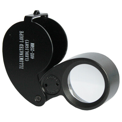 Paulone high power 40 times LED lights jewelry magnifying glass 40 times magnifying glass jade antique calligraphy&painting identification MG21011-A black
Paulone high power 40 times LED lights jewelry magnifying glass 40 times magnifying glass jade antique calligraphy&painting identification MG21011-A black