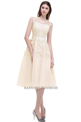 New Short Evening Dresses Applique Beads Sheer Back Party Formal Evening Gown Dresses
New Short Evening Dresses Applique Beads Sheer Back Party Formal Evening Gown Dresses