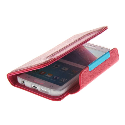 MOONCASE Wrist Strap Multi Purpose Flip Leather Wallet Card Pouch Back чехол для Samsung Galaxy S6 Edge Hotpink
MOONCASE Wrist Strap Multi Purpose Flip Leather Wallet Card Pouch Back чехол для Samsung Galaxy S6 Edge Hotpink