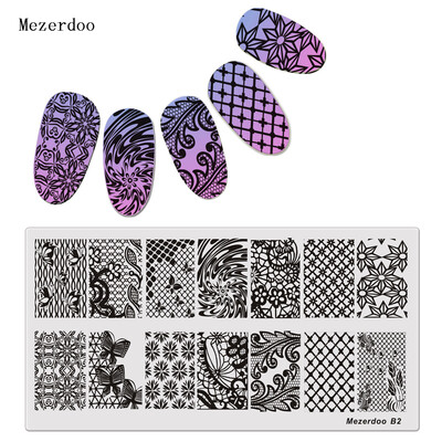 1 Pc Lace Rectangle Stamping Plate Nail Art Stamp Template Butterfly Flower Design Image Plate 126cm Mezerdoo B2
1 Pc Lace Rectangle Stamping Plate Nail Art Stamp Template Butterfly Flower Design Image Plate 126cm Mezerdoo B2