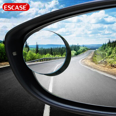ESCASE Car Small Round Mirror Rearview Mirror Reversing Mirror 360 Degree Rotatable Blind Point Wide Angle HD Borderless Mirror 2 Pack ES-BGA-01 Car Accessories
ESCASE Car Small Round Mirror Rearview Mirror Reversing Mirror 360 Degree Rotatable Blind Point Wide Angle HD Borderless Mirror 2 Pack ES-BGA-01 Car Accessories