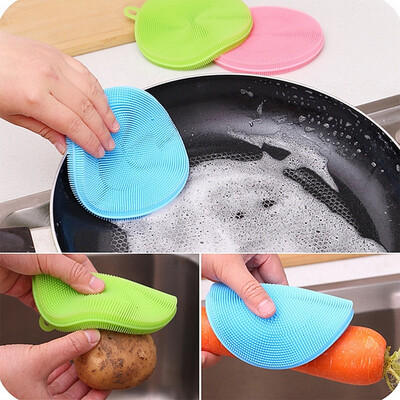 Cntomlv 3Pcs Magic Silicone sponge kitchen Cleaning Brushes Dish Bowl Scouring Pad Pot Pan Easy to clean Wash Brushes
Cntomlv 3Pcs Magic Silicone sponge kitchen Cleaning Brushes Dish Bowl Scouring Pad Pot Pan Easy to clean Wash Brushes