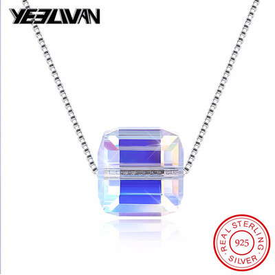 Fashion Brand Swarovski Stone Genuine Austrian Crystal Necklace 925 Sterling Silver Choker Chain Necklaces for Women collar mujer
Fashion Brand Swarovski Stone Genuine Austrian Crystal Necklace 925 Sterling Silver Choker Chain Necklaces for Women collar mujer