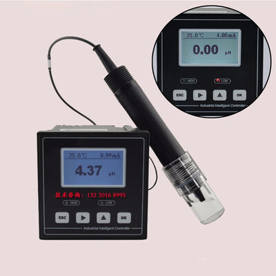 Industrial PH Meter Online PH Tester Meter PH transmitter Controller Detector Analyzer Monitor With electrode probe Sensor
Industrial PH Meter Online PH Tester Meter PH transmitter Controller Detector Analyzer Monitor With electrode probe Sensor