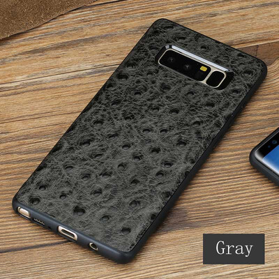Genuine Leather Phone Case For Samsung Note 8 Ostrich Texture Back Cover For A8 S7 S8 Plus Cases
Genuine Leather Phone Case For Samsung Note 8 Ostrich Texture Back Cover For A8 S7 S8 Plus Cases