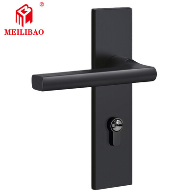 Meilibao American black space aluminum mute indoor bedroom door lock bathroom solid wood door handle M501-8
Meilibao American black space aluminum mute indoor bedroom door lock bathroom solid wood door handle M501-8