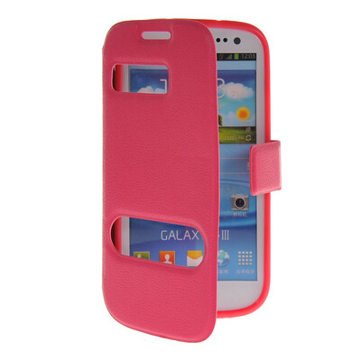 MOONCASE View Window Leather Side Flip Pouch Stand Shell Back ЧЕХОЛ ДЛЯ Samsung Galaxy S3 I9300 Hot pink
MOONCASE View Window Leather Side Flip Pouch Stand Shell Back ЧЕХОЛ ДЛЯ Samsung Galaxy S3 I9300 Hot pink