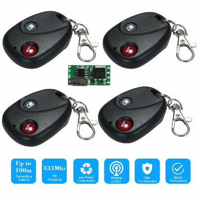 433Mhz DC 5-18V Universal Receiver Module RF Remote Control Switch Relay 1CH Mini Wireless Control Switch 1pcs 433MHz Transmitte
433Mhz DC 5-18V Universal Receiver Module RF Remote Control Switch Relay 1CH Mini Wireless Control Switch 1pcs 433MHz Transmitte