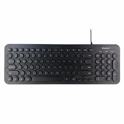 Bosston Typewriter Keyboard Ultra Thin English Chocolate Keys Business Office Keyboard for PC computer Laptop K360 with 2 Colors
Bosston Typewriter Keyboard Ultra Thin English Chocolate Keys Business Office Keyboard for PC computer Laptop K360 with 2 Colors