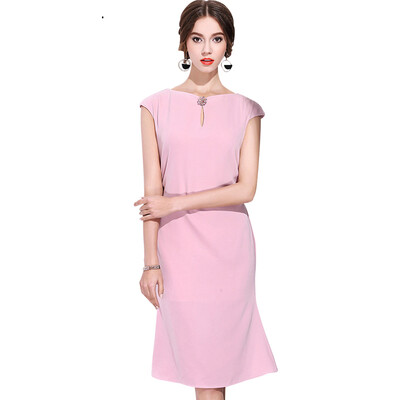 Fashion 2018 New Summer Dress Women Elegant Party Dresses For Large Size Women Casual Solid Dress O-neck Trumpet
Fashion 2018 New Summer Dress Women Elegant Party Dresses For Large Size Women Casual Solid Dress O-neck Trumpet