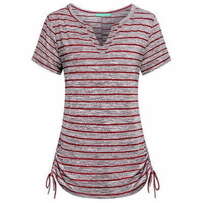 Try Everything Fashion Short Sleeves Striped Shirts Women 2018 Cotton Blouse Women Summer V Neck Casual Ladies Elastic T-Shirt
Try Everything Fashion Short Sleeves Striped Shirts Women 2018 Cotton Blouse Women Summer V Neck Casual Ladies Elastic T-Shirt