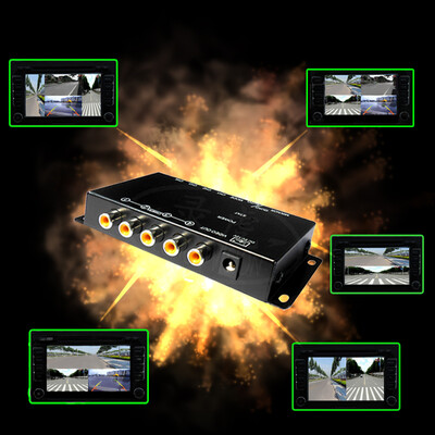 IR control 4 Cameras Video Control Car Cameras Image Switch Combiner Box for Left view Right view Front Rear Parking Camera box
IR control 4 Cameras Video Control Car Cameras Image Switch Combiner Box for Left view Right view Front Rear Parking Camera box
