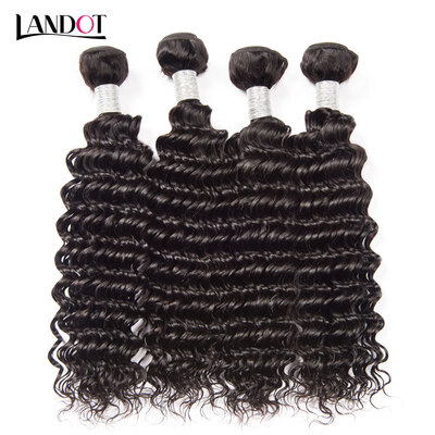 8A Brazilian Virgin Hair Deep Wave Natural Black Color 100 Human Hair Weaves 4 Bundles Brazillian Deep Curly Remy Hair Extensions
8A Brazilian Virgin Hair Deep Wave Natural Black Color 100 Human Hair Weaves 4 Bundles Brazillian Deep Curly Remy Hair Extensions