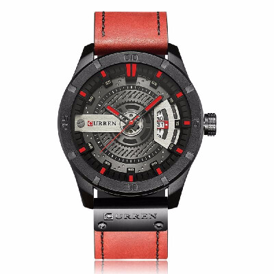 Romacci CURREN Fashion Genuine Leather Men Watches 1ATM Life Water-resistant Quartz Casual Man Watch Relogio Musculino
Romacci CURREN Fashion Genuine Leather Men Watches 1ATM Life Water-resistant Quartz Casual Man Watch Relogio Musculino