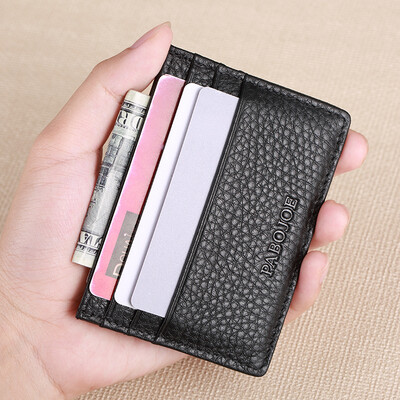 Pabojoe PBJ959 Male Card Bag For Business Cards Change Bank Card Cow Leather Ultra-thin Black
Pabojoe PBJ959 Male Card Bag For Business Cards Change Bank Card Cow Leather Ultra-thin Black