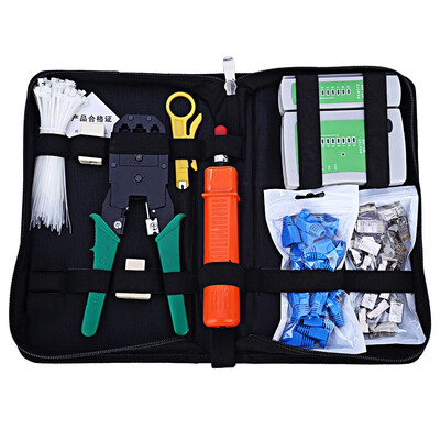 Professional Network Computer Maintenance Repair Kit Cross Flat Screwdriver Crimping Pliers Tool Set Cable Crimper Cable Tester
Professional Network Computer Maintenance Repair Kit Cross Flat Screwdriver Crimping Pliers Tool Set Cable Crimper Cable Tester