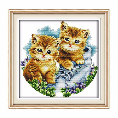 Decdeal 13 13 inches DIY Little Cats Pattern Cross Stitch Kit with Blank 14CT Canvas Cloth & Cotton Thread Embroidery Cross Stit
Decdeal 13 13 inches DIY Little Cats Pattern Cross Stitch Kit with Blank 14CT Canvas Cloth & Cotton Thread Embroidery Cross Stit