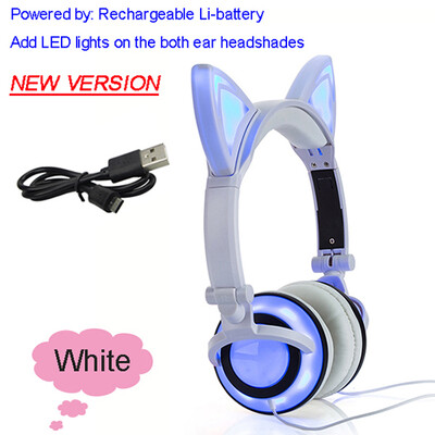wired Stereo Cat Ear Headphones Flashing Glowing cat ear headphones Gaming Headset Earphone 7 Colors LED light
wired Stereo Cat Ear Headphones Flashing Glowing cat ear headphones Gaming Headset Earphone 7 Colors LED light