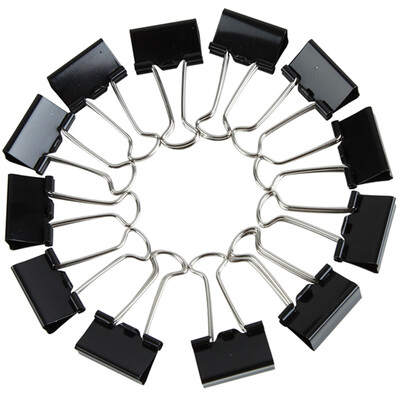 COMIX 12 loaded 32mm black long tail clip ticket folder swallows clip iron clip office stationery B3607
COMIX 12 loaded 32mm black long tail clip ticket folder swallows clip iron clip office stationery B3607