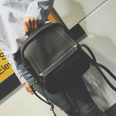 Womens Bag 2018 New Fashion Backpack Simple Shoulder Bag for Female College Wind Bag Pure Color PU Leather Backpack Women Bag
Womens Bag 2018 New Fashion Backpack Simple Shoulder Bag for Female College Wind Bag Pure Color PU Leather Backpack Women Bag
