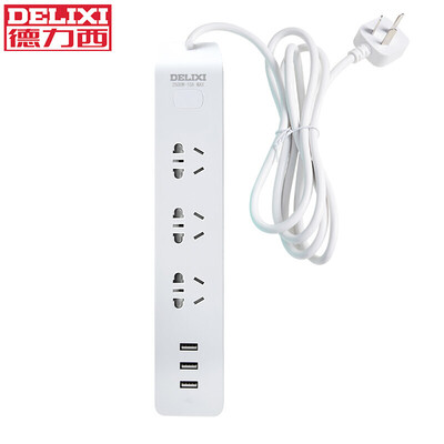 DELIXI CD98E-BMK3X3U white smart usb socket strip patch panel patch panel tow board plug-in board three five-hole three-digit USB
DELIXI CD98E-BMK3X3U white smart usb socket strip patch panel patch panel tow board plug-in board three five-hole three-digit USB