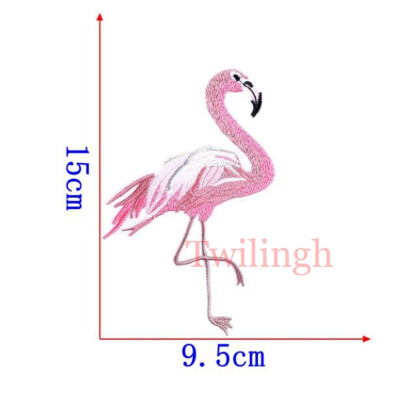 1 pcslot Brand Embroidered Patches Pink Bird Flamingo Sequin Patches Iron On Fabric Badge Sew On Clothes Appliques DIY Stickers
1 pcslot Brand Embroidered Patches Pink Bird Flamingo Sequin Patches Iron On Fabric Badge Sew On Clothes Appliques DIY Stickers