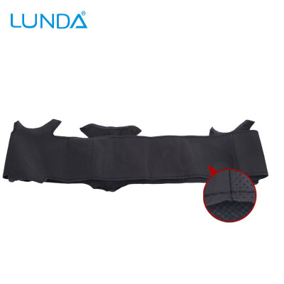 

LUNDA DIY Ручная сшитая черная кожаная руля для рулевого колеса для Peugeot 307 New Car Styling
