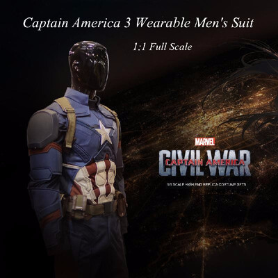 11 Captain America 3 Wearable Mens Suit Superhero Cosplay Costume for Halloween Festival Party Decoration
11 Captain America 3 Wearable Mens Suit Superhero Cosplay Costume for Halloween Festival Party Decoration