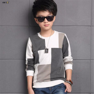 Spring Sports T shirt for Boy Children Clothing Plaid Casual Teenager Long Sleeve Tops Kids Tees 5 6 7 8 9 10 11 12 13 14 Years
Spring Sports T shirt for Boy Children Clothing Plaid Casual Teenager Long Sleeve Tops Kids Tees 5 6 7 8 9 10 11 12 13 14 Years