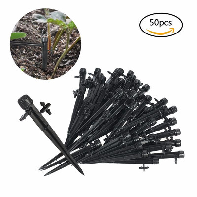 50pcs 360 Degree Adjustable Drippers Water Flow Irrigation on Stake Emitter Drip System
50pcs 360 Degree Adjustable Drippers Water Flow Irrigation on Stake Emitter Drip System